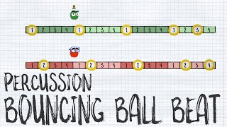 Bouncing Ball Beat  Percussion  Home Edition [upl. by Ashbaugh684]