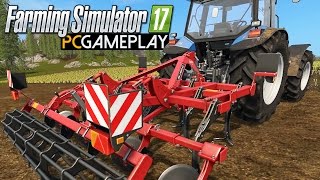 Farming Simulator 17 Gameplay PC HD [upl. by Dnalram725]