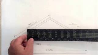 Calculating rafter length [upl. by Hcire]