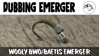 Fly Tying Tutorial Dubbing Emerger  EASY Nymph Pattern [upl. by Aihsenad719]