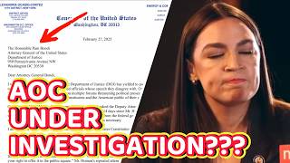 AOC TERRIFIED Begs DOJ to Reveal Investigation into Her Helping Migrants aoc newyork immigration [upl. by Eenimod241]