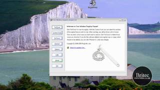 Fix Clean amp Repair Windows 7 Registry by Britec [upl. by Ofelia998]