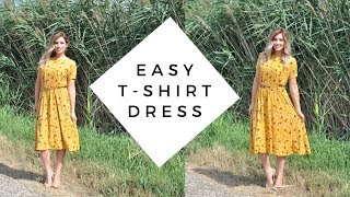 DIY Dress Tutorial  Sew a Dress without a Pattern [upl. by Nnasus109]