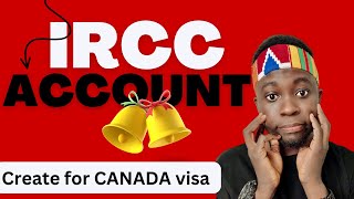 CREATE IRCC ACCOUNT  For Canada Visa Application [upl. by Annairdua]