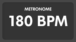 180 BPM  Metronome [upl. by Yenetruoc342]