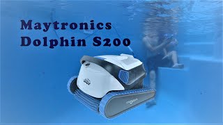 Maytronics Dolphin S200 Robotic Pool Cleaner [upl. by Plume49]