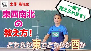 東西南北の方位を一発で正しく覚えられる方法 [upl. by Aholla]