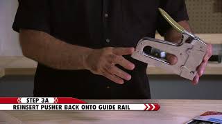 How to Load Arrows T50PBN Staple Gun and Brad Nailer [upl. by Hasheem]