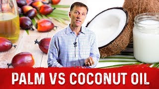 Palm Oil vs Coconut Oil – Health Benefits of Coconut Oil amp Palm Oil – Dr Berg [upl. by Auqinihs]