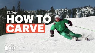 How to Carve Skis  Take Your Skiing to the Next Level  REI [upl. by Wareing727]