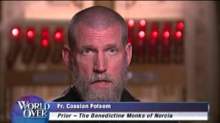 World Over  20150604  Norcia Monks Gregorian Chant Fr Cassian Folsom with Raymond Arroyo [upl. by Niledam15]