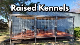 Professional Raised Dog Kennel build [upl. by Stanwood243]