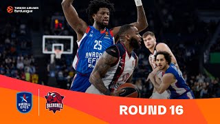 EfesBaskonia  Round 16 Highlights  202324 Turkish Airlines EuroLeague [upl. by Maurice]