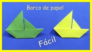 COMO HACER UN BARCO DE PAPEL FÁCIL [upl. by Isacco]