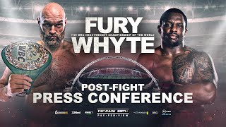 Tyson Fury vs Dillian Whyte  POSTFIGHT PRESS CONFERENCE [upl. by Brandice]