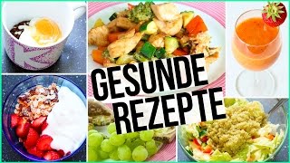 GESUNDE amp EINFACHE REZEPTE  Frühstück bis Abendbrot  Tassenkuchen Frühstücksburger [upl. by Paz]