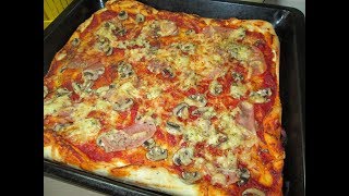 Domowa pizza na cienkim cieścienajlepsza [upl. by Lisette]