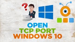 How to Open TCP Port in Windows 10 Firewall [upl. by Robenia271]