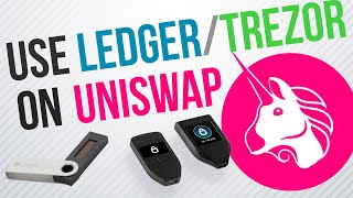 How to Buy on Uniswap Using Your Ledger Nano  Trezor Wallet Using MetaMask [upl. by Hgielar33]