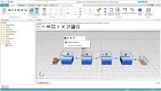 Plant Simulation Modeling with Workers [upl. by Alaek]