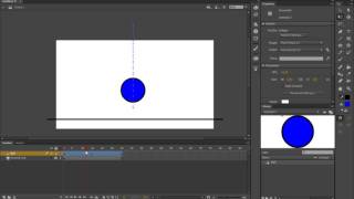 Adobe Animate CC Lab 1  Bouncing Ball [upl. by Orfurd]