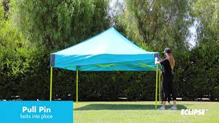 EZ UP® Eclipse™ canopy tent  Howto Set Up [upl. by Sheilah147]