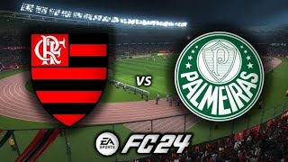 PALMEIRAS vs FLAMENGO Brazil League Cup  Fc24  2160p 4k  easportsfc [upl. by Romano]