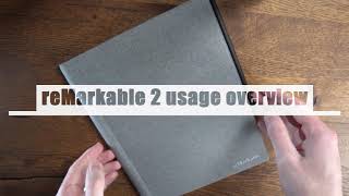 Remarkable 2 Usage Overview amp Features Demonstration [upl. by Lyrehs]