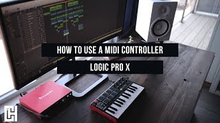 How To Link Your Midi Controller To Logic Pro [upl. by Edalb]