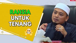 Rahsia Untuk Berjaya amp Tenang  Ustaz Wadi Annuar [upl. by Echikson]