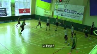 Basketball Rules  Blocking foul [upl. by France]