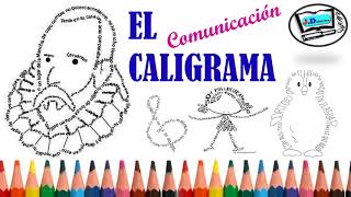 EL CALIGRAMA  ETIMOLOGÍA  CARACTERÍSTICAS  Cómo hacer un Caligrama [upl. by Schafer]