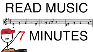 Read Sheet Music in 7 MINUTES guitar [upl. by Case]