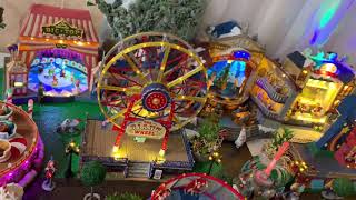 Lemax and Carole Towne Christmas Carnival Village Collections Koen’s Christmas Village 2020 [upl. by Leyameg]