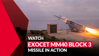 Exocet MM40 Block 3 missile [upl. by Davy]