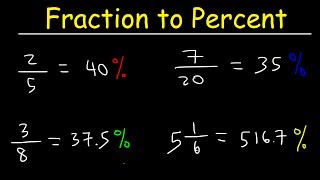 Fraction to Percent Conversion [upl. by Keheley]