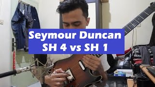 Seymour Duncan Bridge Pickups Review  SH159 vs SH4JB Distorted Sound [upl. by Lavery]