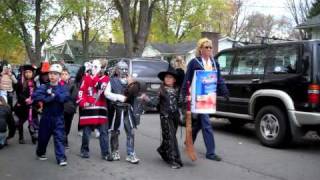 Parkdale School Halloween Parade [upl. by Zipah]