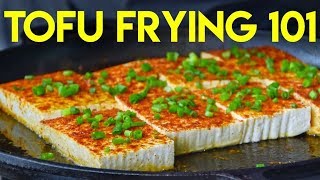 Three Chinese Tofu Frying Techniques [upl. by Manning]