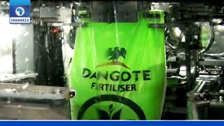 Dangote Fertilizer 3 Million Tonnes Production Plant Begins Operation In Lagos [upl. by Eisenstark16]