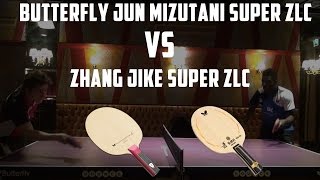 Blade Exchange Zhang Jike Super ZLC  Mizutani Jun Super ZLC [upl. by Ycal]