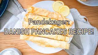 The Best PANDEKAGER Danish pancakes Recipe [upl. by Nilerual712]