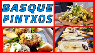 🎉 HOW to MAKE 📍The 7 MOST Typical SPANISH  TAPAS Españolas Recipes Basque PINTXOS [upl. by Aniretake295]