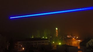 Powerful Blue Laser Pointer 2000mW  2Watt Night Beam  ZEUS LASERS [upl. by Rednaeel481]