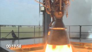 SpaceX Testing Merlin 1D Engine Firing [upl. by Anelat]