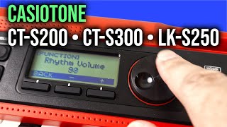 Play Tones amp Rhythm Accompaniment with Casiotone CTS200 CTS300 amp LKS250 [upl. by Ganley653]