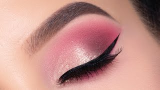 Rose Golden Eye Makeup Tutorial using Affordable Makeup [upl. by Tanberg]