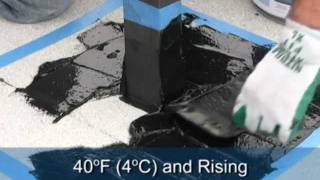 Installing Liquid Flashing System Garland Roofing [upl. by Lamonica]