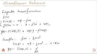 Hamiltonian Mechanics Hamiltons equations of motion [upl. by Ahsenik865]