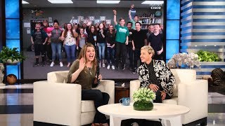 Ellen Surprises a Deserving Orchestra Teacher [upl. by Helbona506]